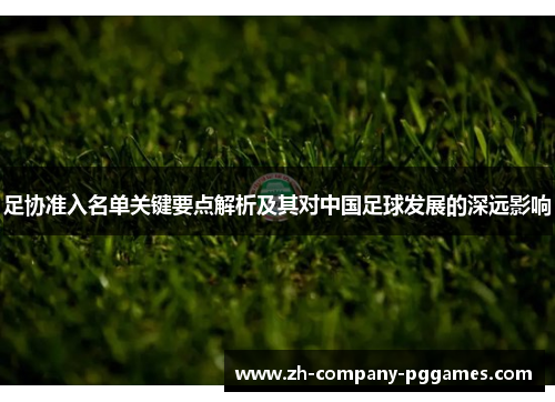 足协准入名单关键要点解析及其对中国足球发展的深远影响 足协准入名单关键要点解析及其对中国足球发展的深远影响